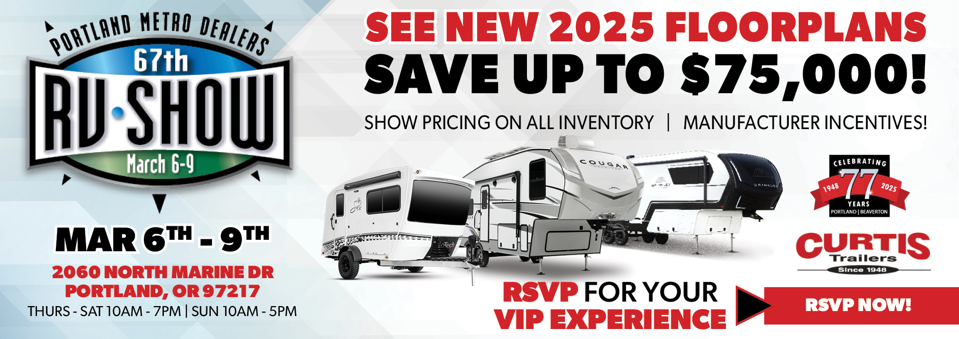 Portland Metro RV Show Desktop Curtis Trailers